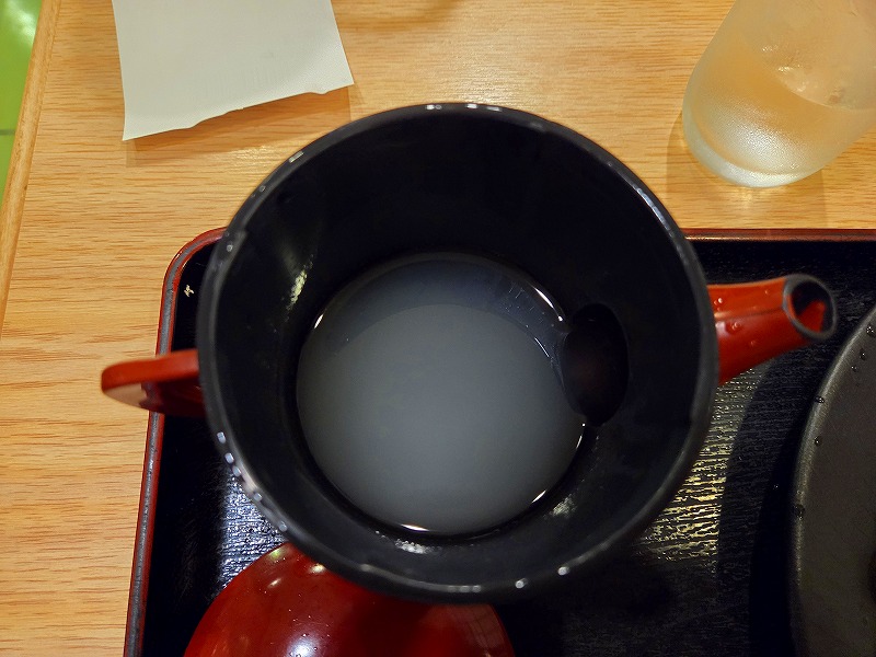 蕎麦湯