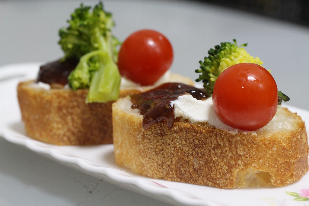 イチジクジャムとクリームチーズは最強の組み合わせ